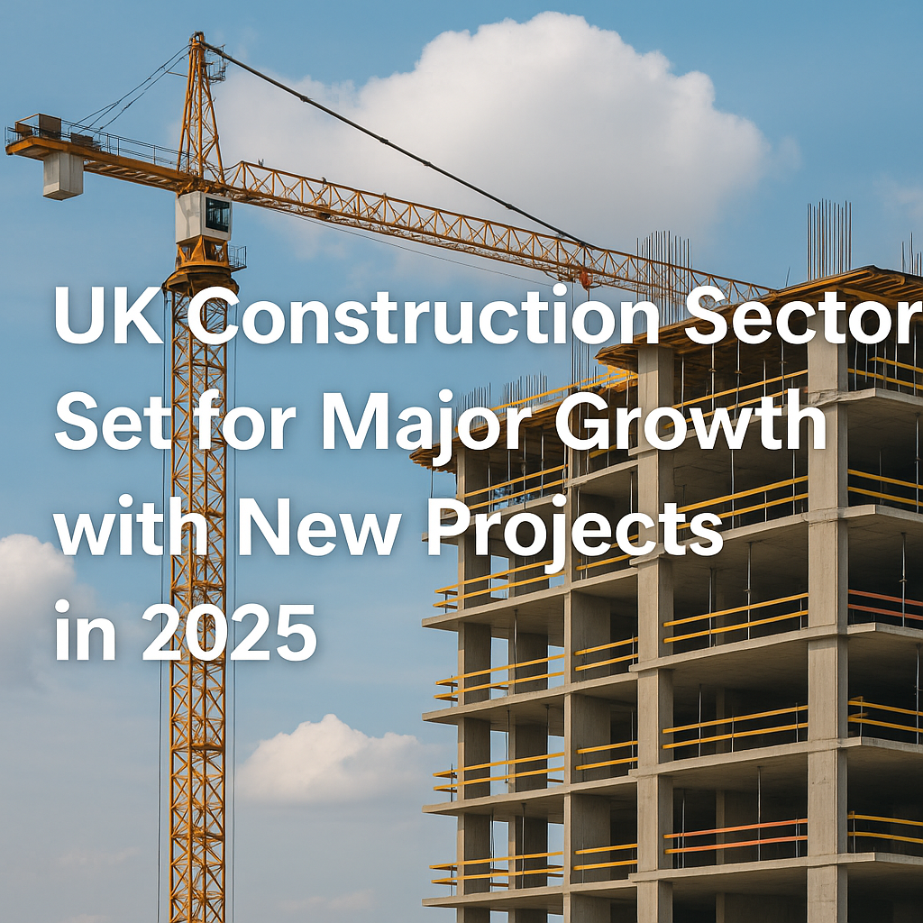 UK Construction Sector Set for Major Growth with New Projects in 2025
